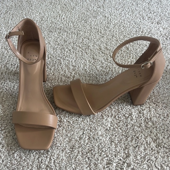 A New Day Nude Strappy Heeled Sandal - Picture 3 of 5